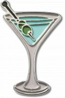 Elevated Martini Glass