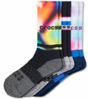 Crocs Socks Adult Crew Seasonal Solarized 3 pack