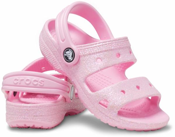 Toddler Classic Crocs Glitter Sandal
