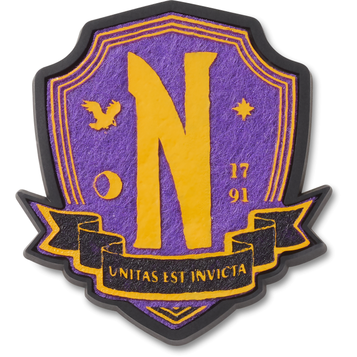 Wednesday Nevermore Badge