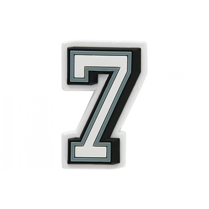 Jibbitz B&W Number 7