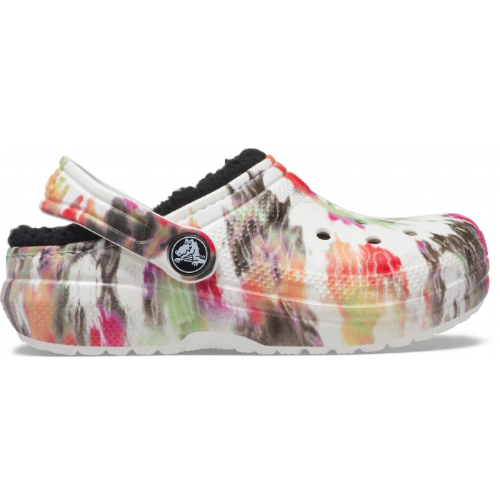 Kids Classic Lined Tie-Dye Graphic Clog