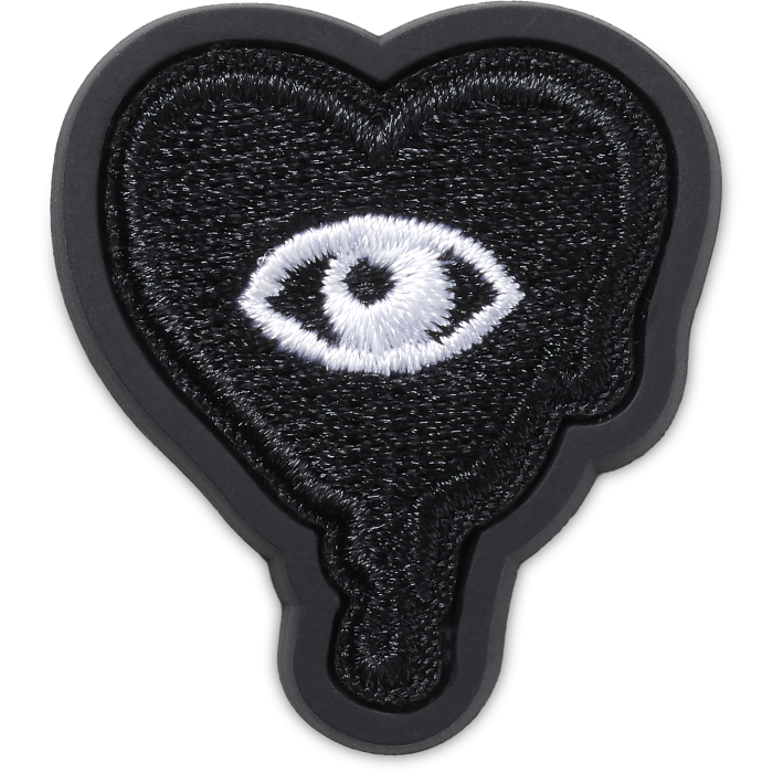 Dripping Black Heart Patch