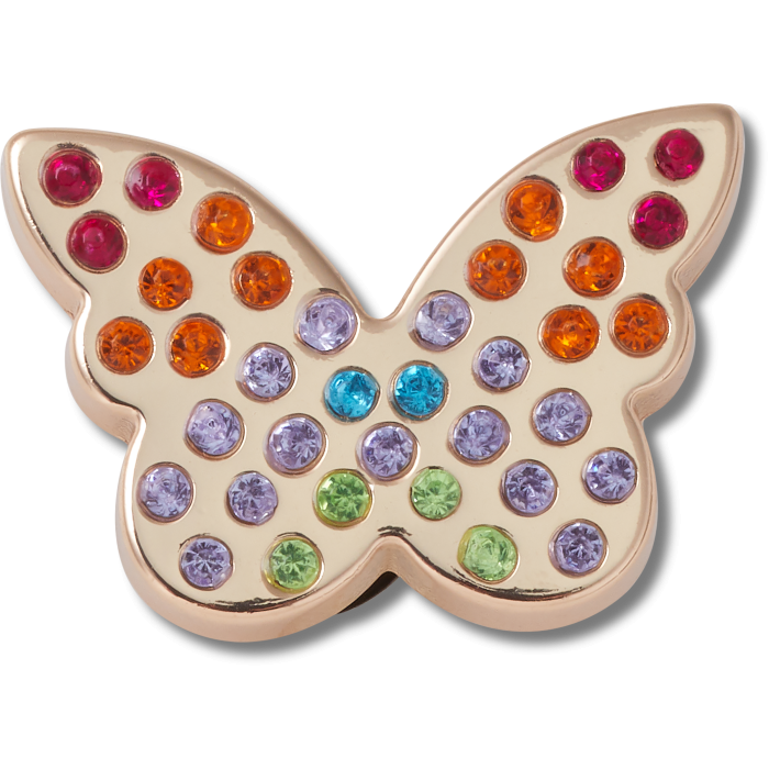 Gold Rainbow Encrstd Butterfly