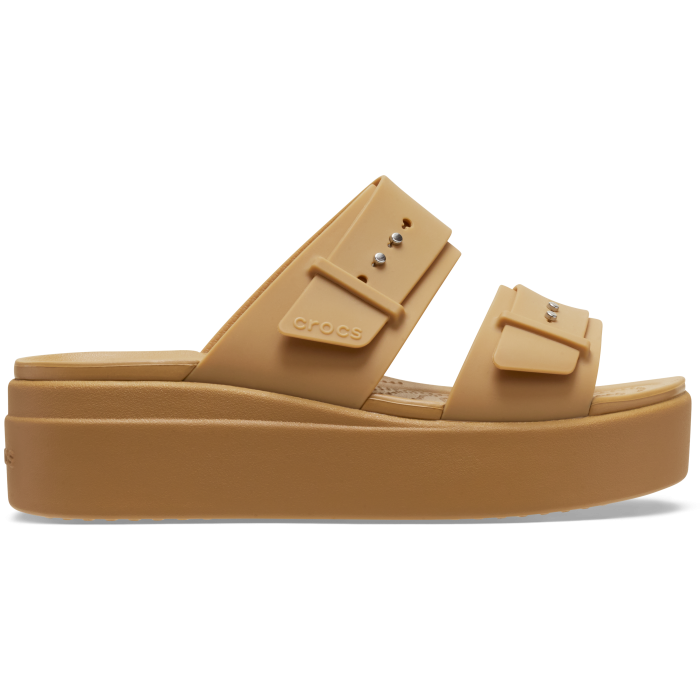Womens Crocs Brooklyn Sandal Low Wedge