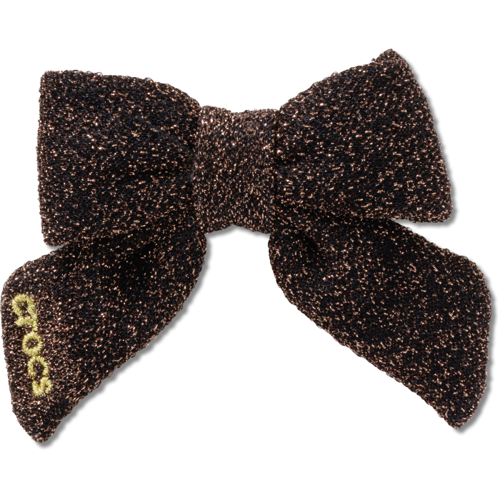 Brown Glitter Bow