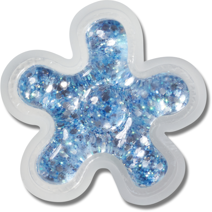 Blue Squish Filled Flower