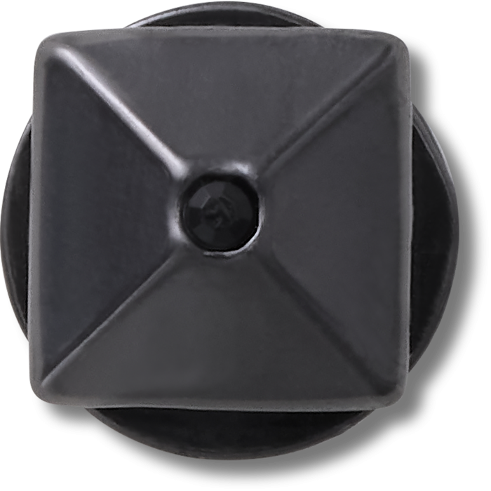 Light Silver Pyramid Stud