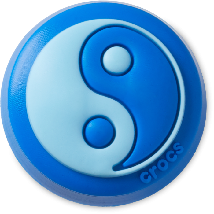 Light and Dark Blue Yin Yang