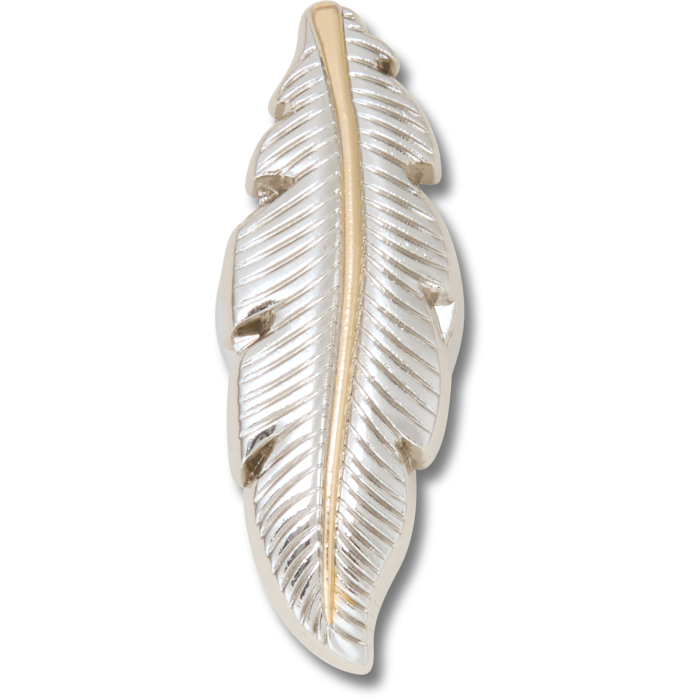Silver and Gold Feather