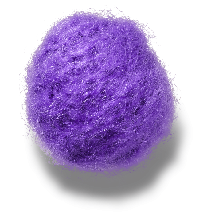 Purple Sweater Puff
