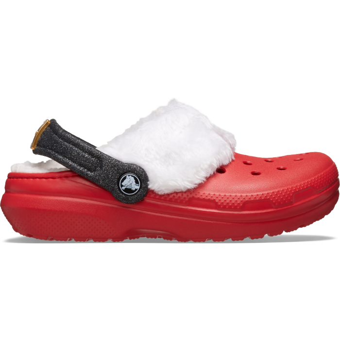 Kids Classic Lined Santa Clog