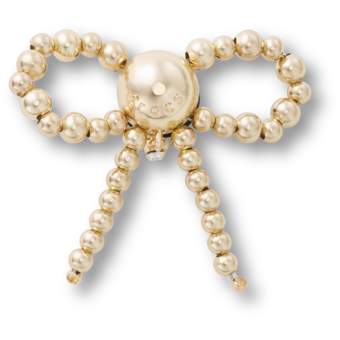 Gold Beaded Bow