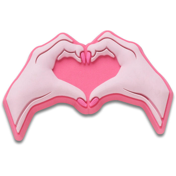 Pink Heart Hands