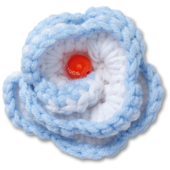 Light Blue Crochet Floral