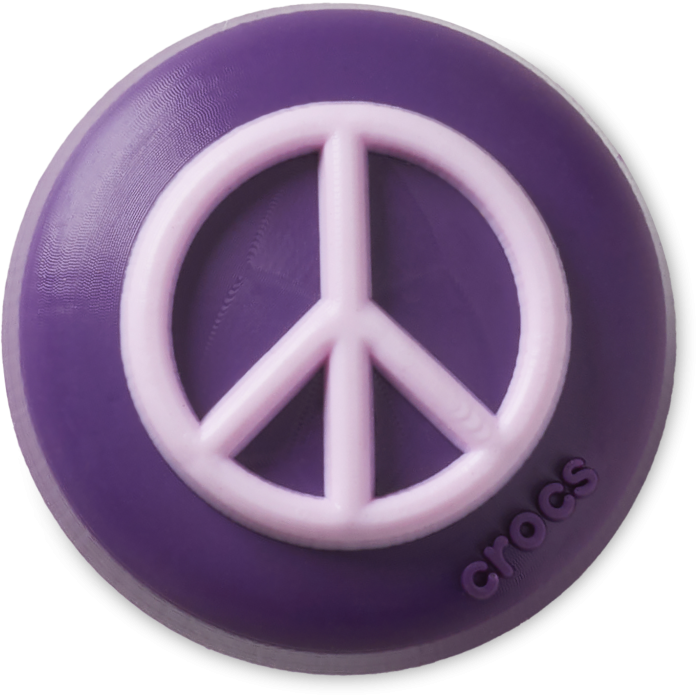 Black and Pink Peace Sign
