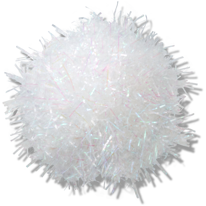 Pink Tinsel Pom