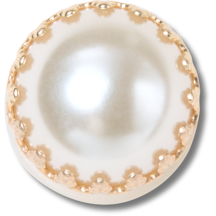 Pearl with Gold Accents