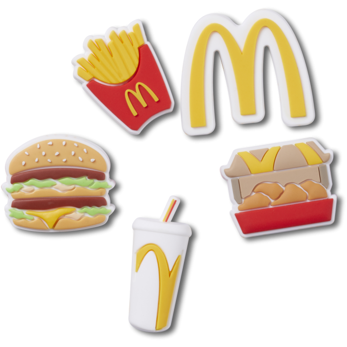 McDonalds X Crocs 5pk