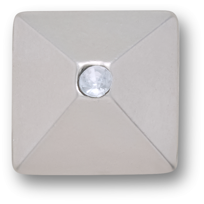 Dark Silver Pyramid Stud