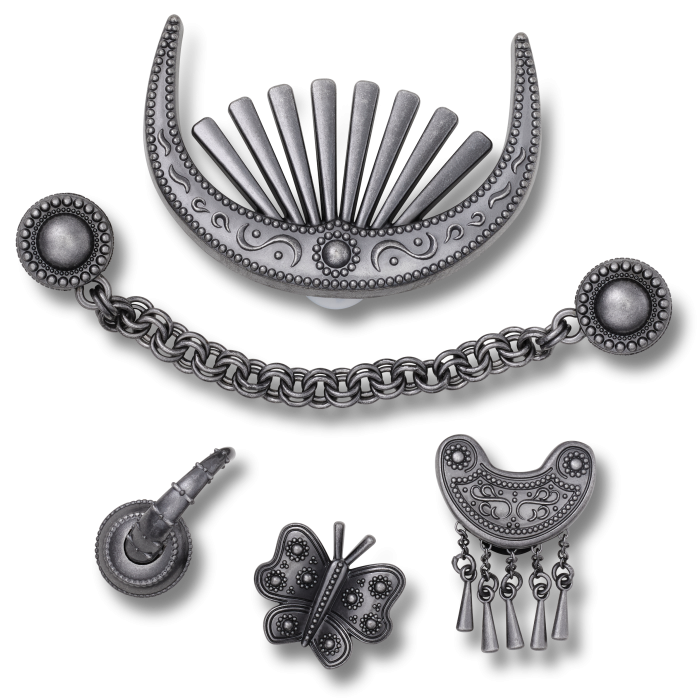 Silver Metal Mix 5 Pack
