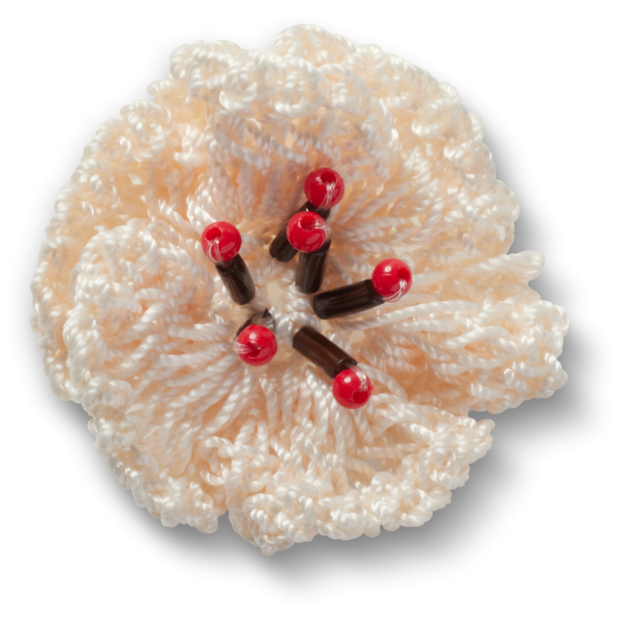 White Crochet Floral
