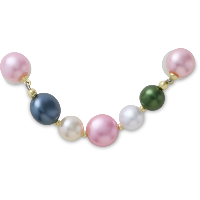 Multi Colored Pearl Chain