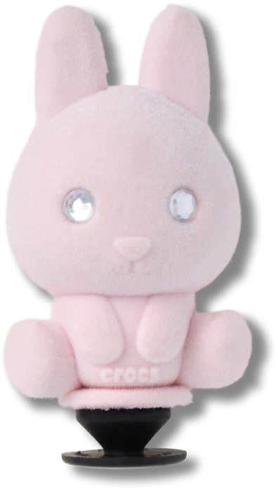 Rhinestone Flocked Bunny