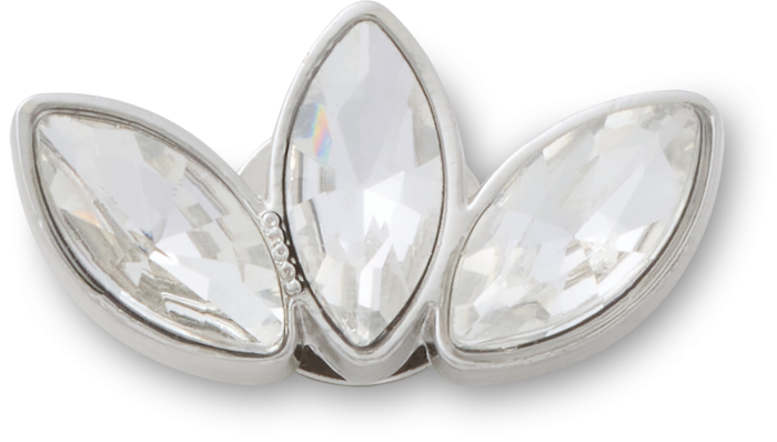 Silver Rhinestone Cluster