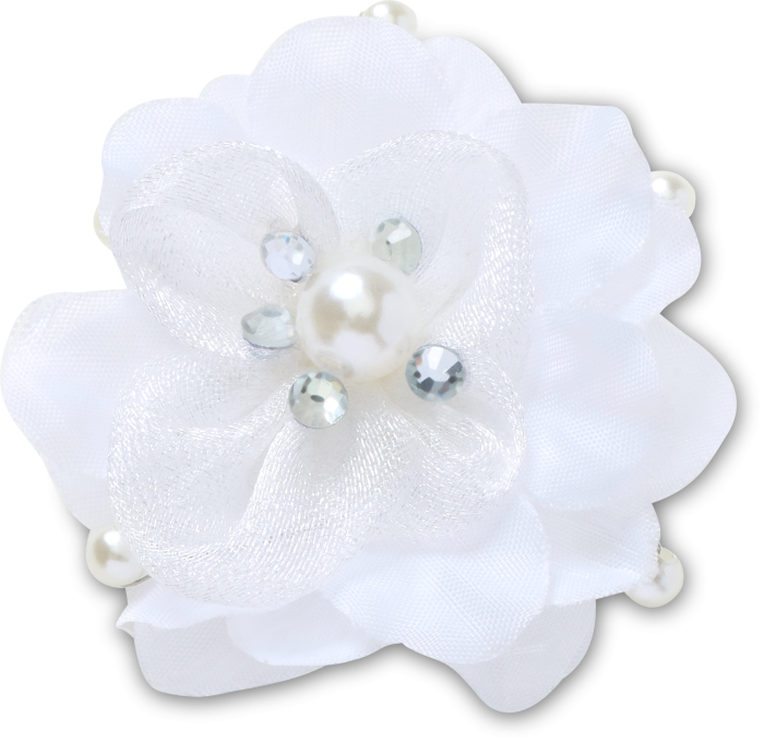 White Flower with Gems