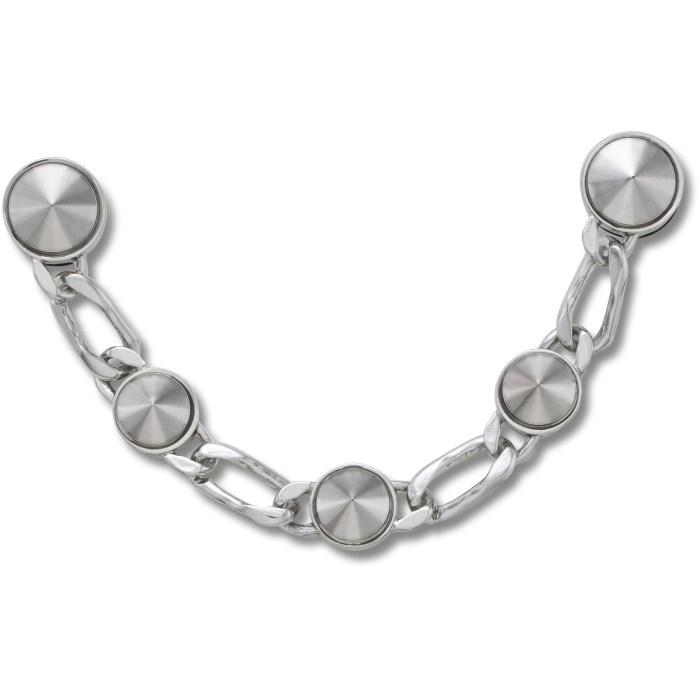 Silver Luxe Studded Chain