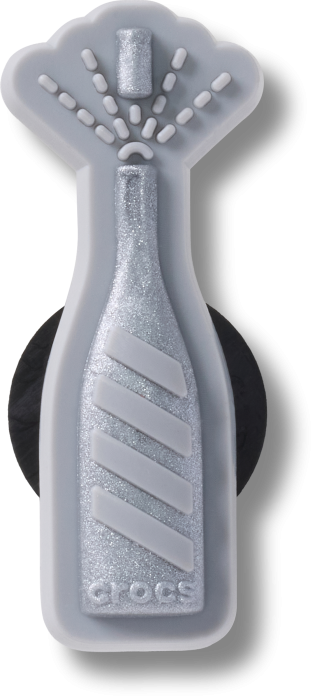 Silver Puffy Champagne Bottle
