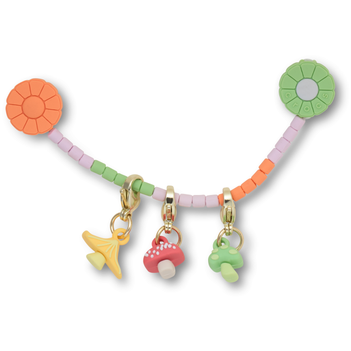 Pastel Floral Mushroom Chain
