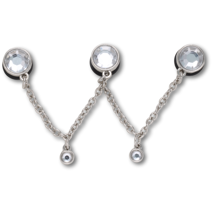 Silver Triple SMT Gem Chain