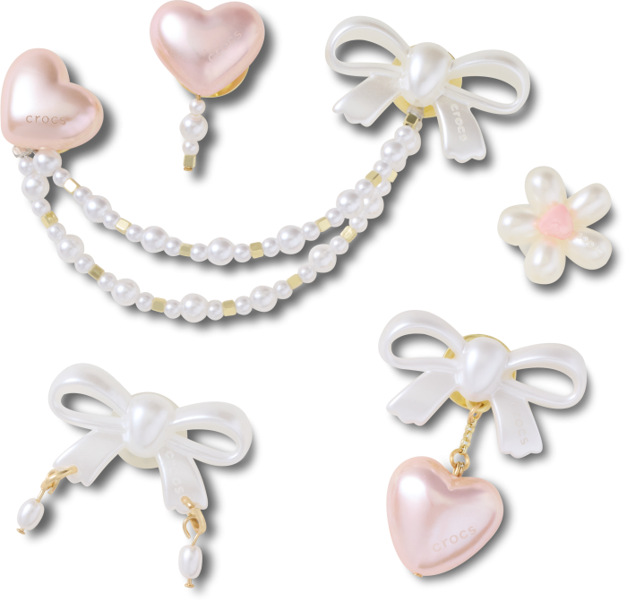 Bow and Pink Heart 5 Pack