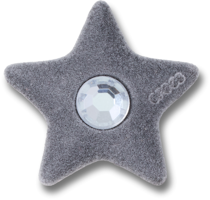 Rhinestone Flocked Star