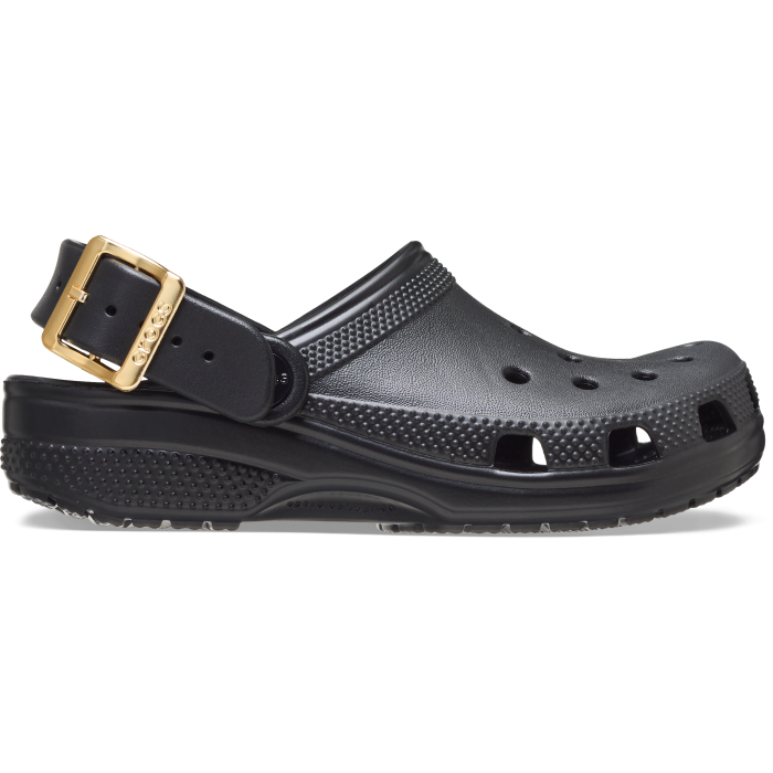 Kids' Classic Metallic Buckle Clog