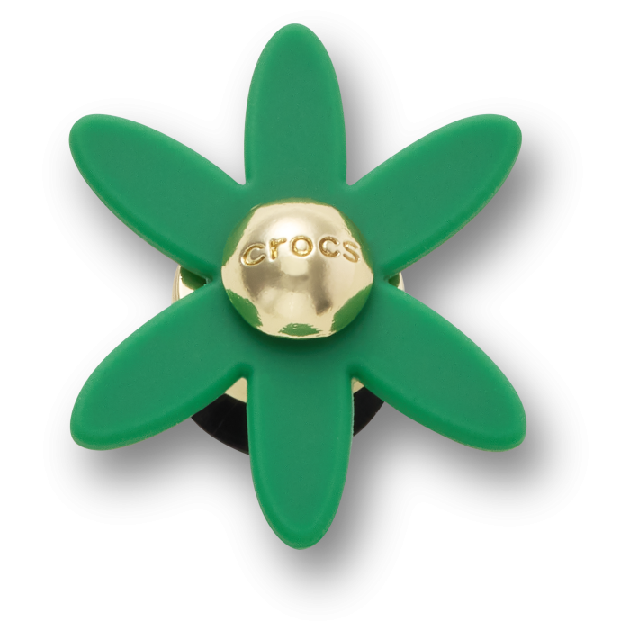Retro Green Spinner Flower