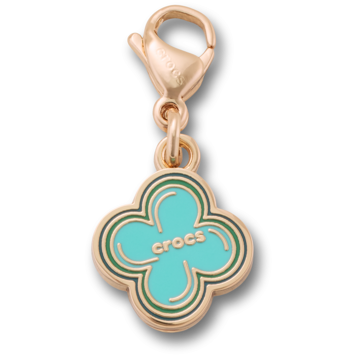 Retro Green Clover Charm