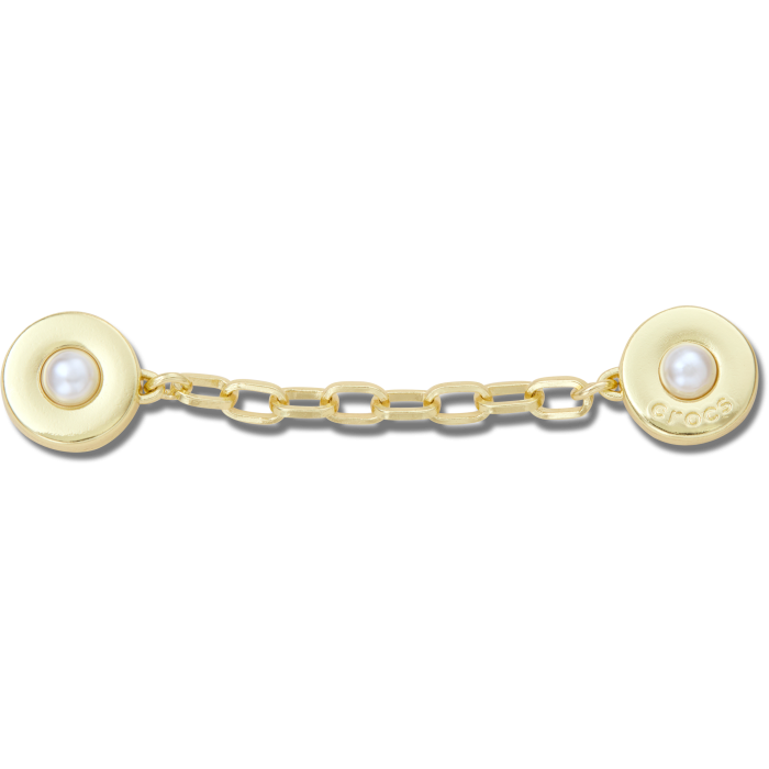 Gold Chain with Pearl Rivets