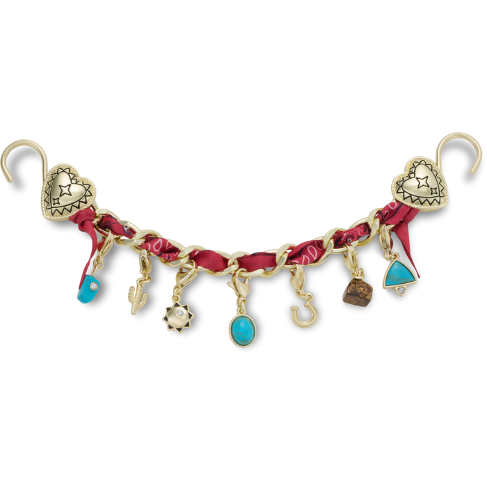 Gold Bandana Rivet Chain