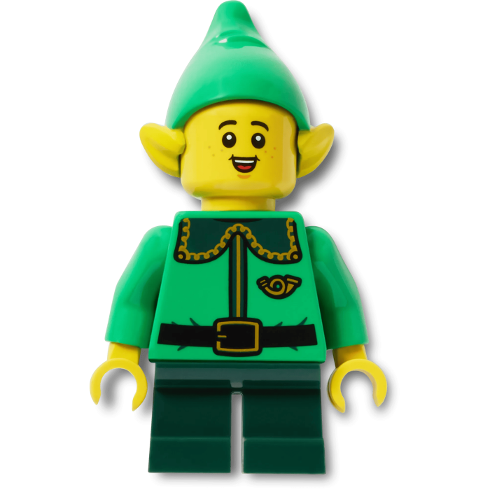 4LW Holiday Green Elf Minfig