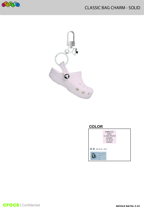 Classic Clog Bag Charm